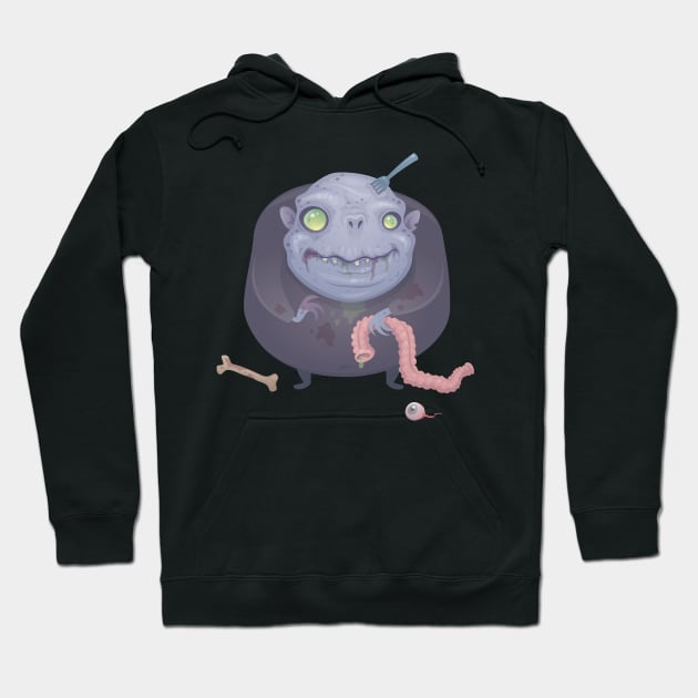 Blob Zombie Hoodie by fizzgig